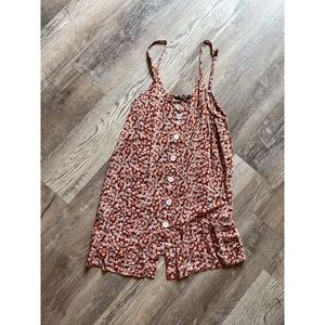 Red floral SHEIN mini, size S